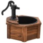 vidaXL Gartenbrunnen mit Pumpe 57x57x53 cm Massivholz Tanne vidaXL Gartenbrunnen mit Pumpe 57x57x53 cm Massivholz Tanne