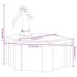 vidaXL Gartenbrunnen mit Pumpe 57x57x53 cm Massivholz Tanne vidaXL Gartenbrunnen mit Pumpe 57x57x53 cm Massivholz Tanne