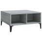 vidaXL Couchtisch Grau Sonoma 60x60x30 cm Holzwerkstoff vidaXL Couchtisch Grau Sonoma 60x60x30 cm Holzwerkstoff