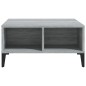 vidaXL Couchtisch Grau Sonoma 60x60x30 cm Holzwerkstoff vidaXL Couchtisch Grau Sonoma 60x60x30 cm Holzwerkstoff