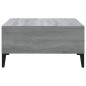 vidaXL Couchtisch Grau Sonoma 60x60x30 cm Holzwerkstoff vidaXL Couchtisch Grau Sonoma 60x60x30 cm Holzwerkstoff