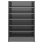 vidaXL Schuhschrank Hochglanz-Grau 60x35x92 cm Holzwerkstoff vidaXL Schuhschrank Hochglanz-Grau 60x35x92 cm Holzwerkstoff