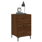 vidaXL Nachttisch Braun Eichen-Optik 40x40x66 cm Holzwerkstoff vidaXL Nachttisch Braun Eichen-Optik 40x40x66 cm Holzwerkstoff