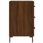 vidaXL Nachttisch Braun Eichen-Optik 40x40x66 cm Holzwerkstoff vidaXL Nachttisch Braun Eichen-Optik 40x40x66 cm Holzwerkstoff