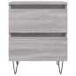 vidaXL Nachttische 2 Stk. Grau Sonoma 40x35x50 cm Holzwerkstoff vidaXL Nachttische 2 Stk. Grau Sonoma 40x35x50 cm Holzwerkstoff