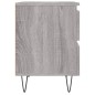 vidaXL Nachttische 2 Stk. Grau Sonoma 40x35x50 cm Holzwerkstoff vidaXL Nachttische 2 Stk. Grau Sonoma 40x35x50 cm Holzwerkstoff