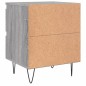 vidaXL Nachttische 2 Stk. Grau Sonoma 40x35x50 cm Holzwerkstoff vidaXL Nachttische 2 Stk. Grau Sonoma 40x35x50 cm Holzwerkstoff
