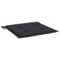 Gartenstuhl-Kissen 6 Stk. Schwarz 50x50x3 cm Oxford-Gewebe Gartenstuhl-Kissen 6 Stk. Schwarz 50x50x3 cm Oxford-Gewebe