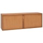 vidaXL TV-Schrank 110x30x40 cm Teak Massivholz vidaXL TV-Schrank 110x30x40 cm Teak Massivholz