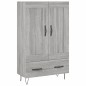 vidaXL Highboard Grau Sonoma 69,5x31x115 cm Holzwerkstoff vidaXL Highboard Grau Sonoma 69,5x31x115 cm Holzwerkstoff