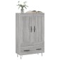 vidaXL Highboard Grau Sonoma 69,5x31x115 cm Holzwerkstoff vidaXL Highboard Grau Sonoma 69,5x31x115 cm Holzwerkstoff