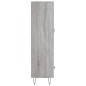 vidaXL Highboard Grau Sonoma 69,5x31x115 cm Holzwerkstoff vidaXL Highboard Grau Sonoma 69,5x31x115 cm Holzwerkstoff