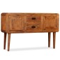 vidaXL Sideboard Massivholz mit Honigfarbenem Finish 120x30x75 cm vidaXL Sideboard Massivholz mit Honigfarbenem Finish 120x30x75 cm