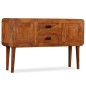 vidaXL Sideboard Massivholz mit Honigfarbenem Finish 120x30x75 cm vidaXL Sideboard Massivholz mit Honigfarbenem Finish 120x30x75 cm