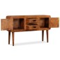 vidaXL Sideboard Massivholz mit Honigfarbenem Finish 120x30x75 cm vidaXL Sideboard Massivholz mit Honigfarbenem Finish 120x30x75 cm