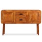 vidaXL Sideboard Massivholz mit Honigfarbenem Finish 120x30x75 cm vidaXL Sideboard Massivholz mit Honigfarbenem Finish 120x30x75 cm