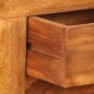 vidaXL Sideboard Massivholz mit Honigfarbenem Finish 120x30x75 cm vidaXL Sideboard Massivholz mit Honigfarbenem Finish 120x30x75 cm