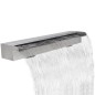 vidaXL Pool-Wasserfall Fontäne Rechteckig Edelstahl 90 cm vidaXL Pool-Wasserfall Fontäne Rechteckig Edelstahl 90 cm
