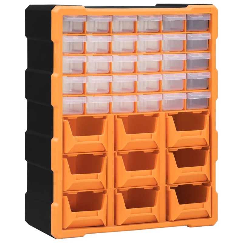 vidaXL Multi-Schubladen-Organizer mit 39 Schubladen 38x16x47 cm vidaXL Multi-Schubladen-Organizer mit 39 Schubladen 38x16x47 cm