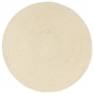 vidaXL Tischsets 4 Stk. Uni Natur 38 cm Rund Baumwolle vidaXL Tischsets 4 Stk. Uni Natur 38 cm Rund Baumwolle