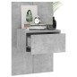 vidaXL Wand-Nachttische 2 Stk. Betongrau vidaXL Wand-Nachttische 2 Stk. Betongrau