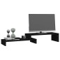 vidaXL Monitorständer Schwarz (52-101)x22x14 cm Massivholz Kiefer vidaXL Monitorständer Schwarz (52-101)x22x14 cm Massivholz Kiefer