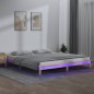 vidaXL Massivholzbett mit LEDs 180x200 cm vidaXL Massivholzbett mit LEDs 180x200 cm