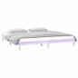 vidaXL Massivholzbett mit LEDs 180x200 cm vidaXL Massivholzbett mit LEDs 180x200 cm