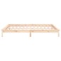 vidaXL Massivholzbett mit LEDs 180x200 cm vidaXL Massivholzbett mit LEDs 180x200 cm