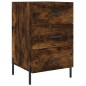 vidaXL Nachttisch Räuchereiche 40x40x66 cm Holzwerkstoff vidaXL Nachttisch Räuchereiche 40x40x66 cm Holzwerkstoff