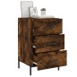 vidaXL Nachttisch Räuchereiche 40x40x66 cm Holzwerkstoff vidaXL Nachttisch Räuchereiche 40x40x66 cm Holzwerkstoff