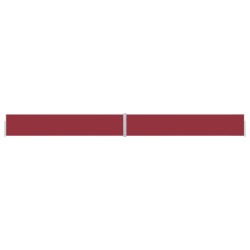 vidaXL Ausziehbare Seitenmarkise 170x1200 cm Rot