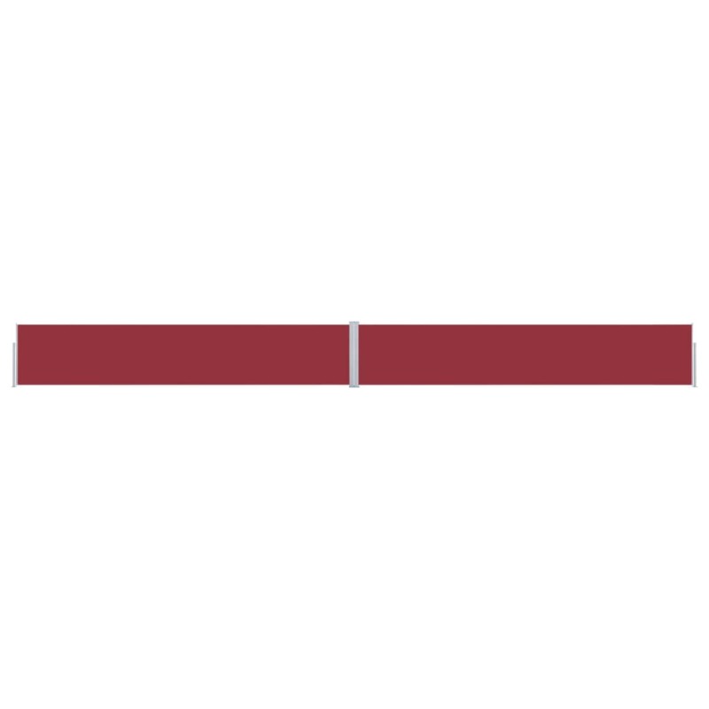 vidaXL Ausziehbare Seitenmarkise 170x1200 cm Rot vidaXL Ausziehbare Seitenmarkise 170x1200 cm Rot
