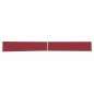 vidaXL Ausziehbare Seitenmarkise 170x1200 cm Rot vidaXL Ausziehbare Seitenmarkise 170x1200 cm Rot