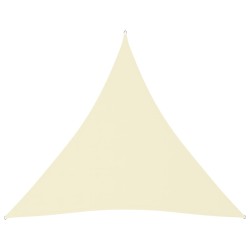 vidaXL Sonnensegel Oxford-Gewebe Dreieckig 3x3x3 m Creme