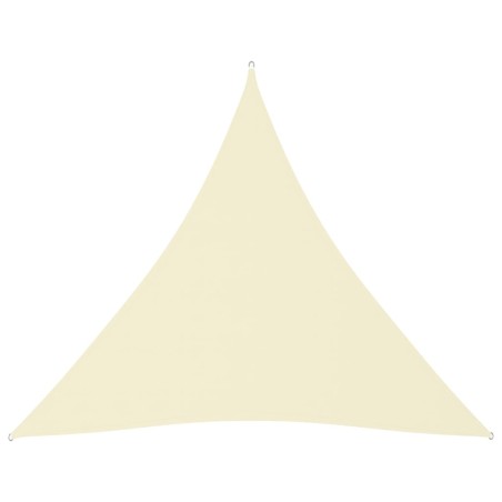 vidaXL Sonnensegel Oxford-Gewebe Dreieckig 3x3x3 m Creme