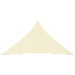 vidaXL Sonnensegel Oxford-Gewebe Dreieckig 3x3x3 m Creme
