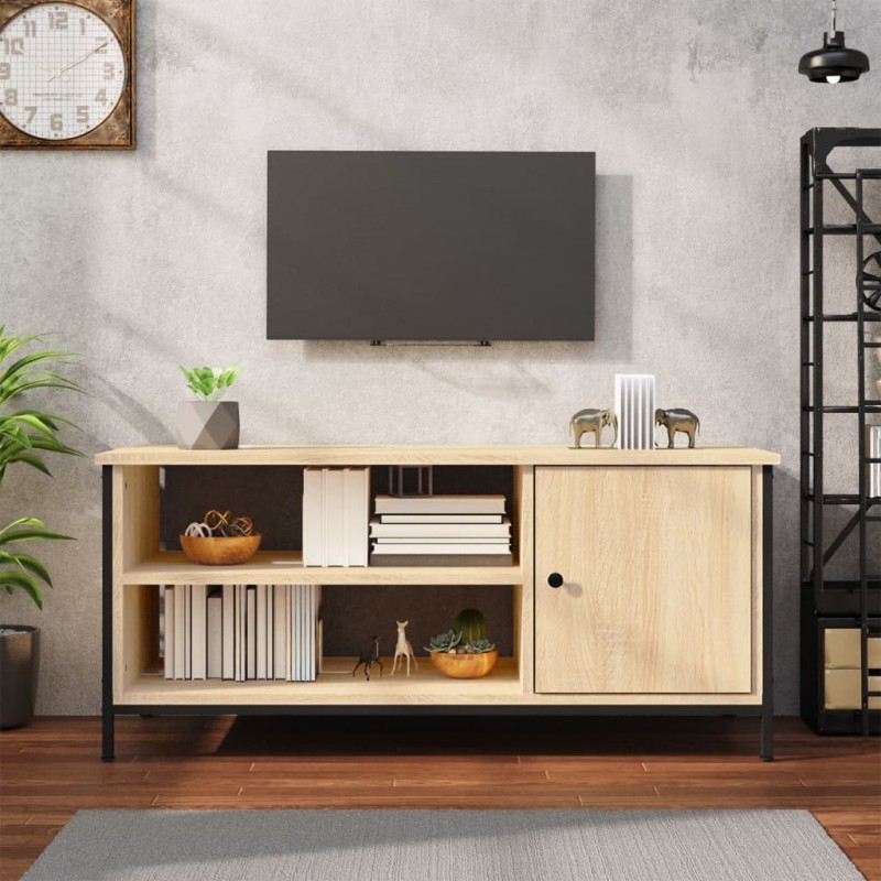 vidaXL TV-Schrank Sonoma-Eiche 100x40x45 cm Holzwerkstoff vidaXL TV-Schrank Sonoma-Eiche 100x40x45 cm Holzwerkstoff