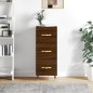 vidaXL Sideboard Braun Eichen-Optik 34,5x34x90 cm Holzwerkstoff vidaXL Sideboard Braun Eichen-Optik 34,5x34x90 cm Holzwerkstoff