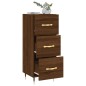vidaXL Sideboard Braun Eichen-Optik 34,5x34x90 cm Holzwerkstoff vidaXL Sideboard Braun Eichen-Optik 34,5x34x90 cm Holzwerkstoff