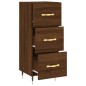 vidaXL Sideboard Braun Eichen-Optik 34,5x34x90 cm Holzwerkstoff vidaXL Sideboard Braun Eichen-Optik 34,5x34x90 cm Holzwerkstoff