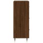 vidaXL Sideboard Braun Eichen-Optik 34,5x34x90 cm Holzwerkstoff vidaXL Sideboard Braun Eichen-Optik 34,5x34x90 cm Holzwerkstoff