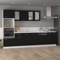 vidaXL Schubunterschrank Schwarz 40x46x81,5 cm Holzwerkstoff vidaXL Schubunterschrank Schwarz 40x46x81,5 cm Holzwerkstoff