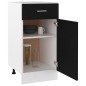 vidaXL Schubunterschrank Schwarz 40x46x81,5 cm Holzwerkstoff vidaXL Schubunterschrank Schwarz 40x46x81,5 cm Holzwerkstoff