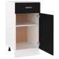 vidaXL Schubunterschrank Schwarz 40x46x81,5 cm Holzwerkstoff vidaXL Schubunterschrank Schwarz 40x46x81,5 cm Holzwerkstoff