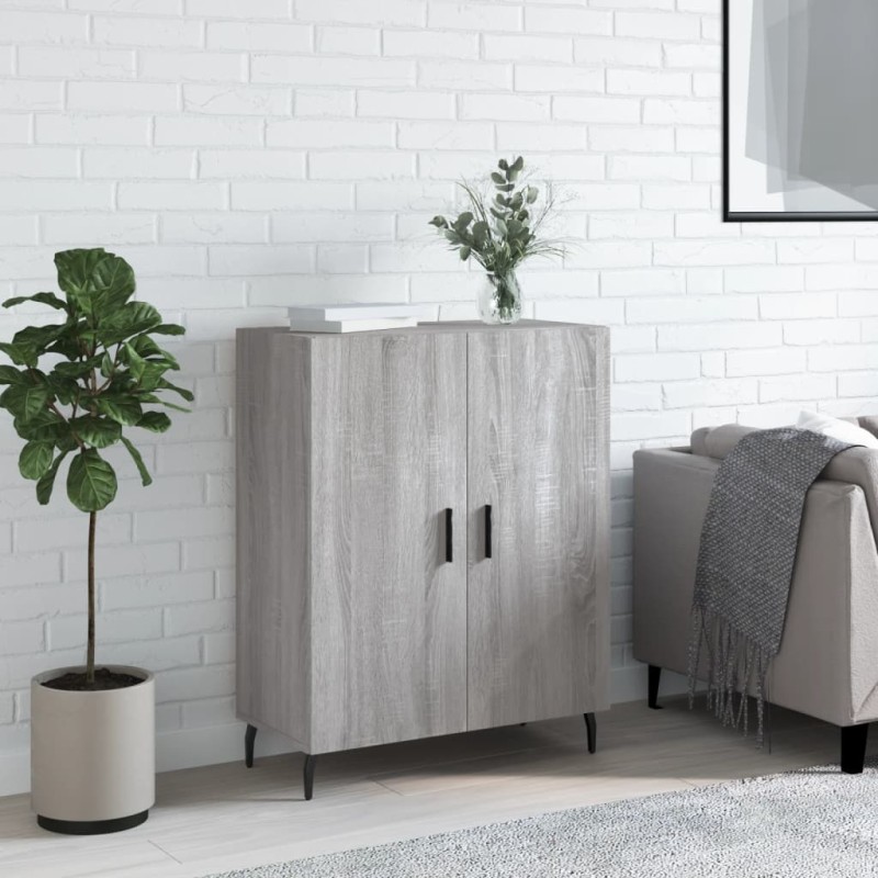 vidaXL Sideboard Grau Sonoma 69,5x34x90 cm Holzwerkstoff vidaXL Sideboard Grau Sonoma 69,5x34x90 cm Holzwerkstoff