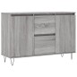 vidaXL Sideboard Grau Sonoma 104x35x70 cm Holzwerkstoff vidaXL Sideboard Grau Sonoma 104x35x70 cm Holzwerkstoff
