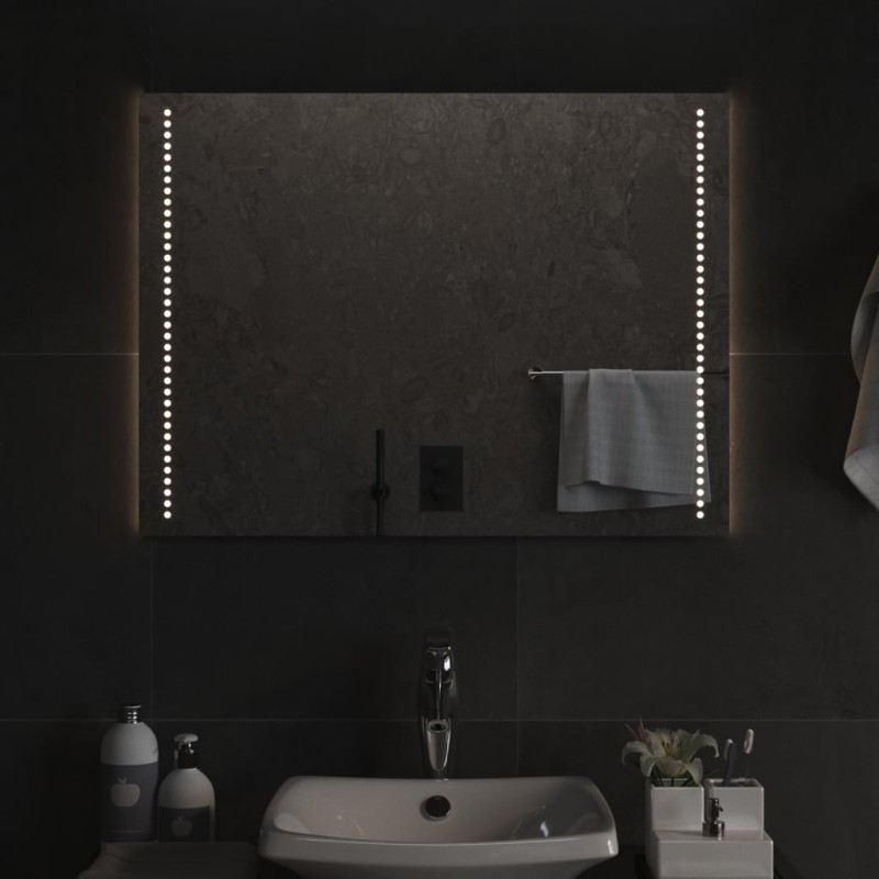 vidaXL LED-Badspiegel 80x60 cm vidaXL LED-Badspiegel 80x60 cm
