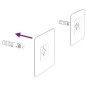 vidaXL LED-Badspiegel 80x60 cm vidaXL LED-Badspiegel 80x60 cm