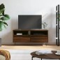 vidaXL TV-Schrank Braun Eichen-Optik 100x34,5x44,5 cm Holzwerkstoff vidaXL TV-Schrank Braun Eichen-Optik 100x34,5x44,5 cm Holzwerkstoff